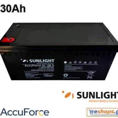 230AH-SUNLIGHT AccuForce 12V - 230Ah S Solar AGM VRLA Μπαταρία